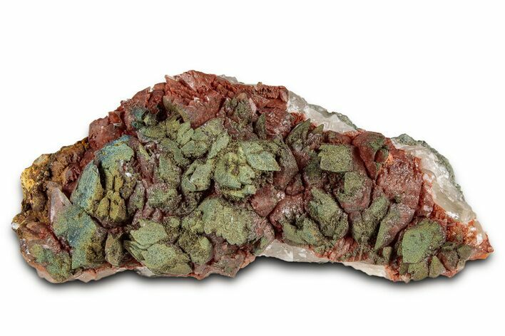 Iridescent Scalenohedral Calcite Crystal Cluster - Moldova #336383